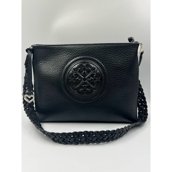 Brighton Ferrara Rhya Shoulder Bag Black NWT